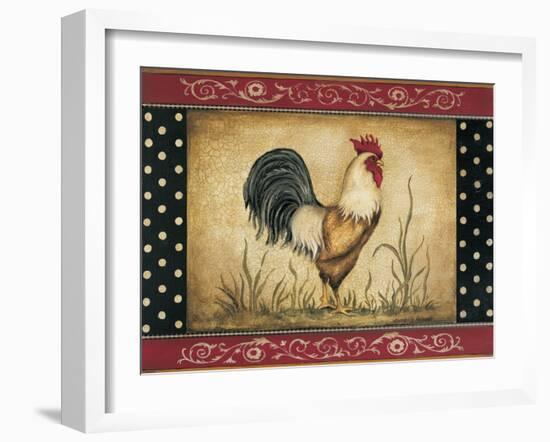 Cock-a-Doodle-Doo-Kimberly Poloson-Framed Art Print