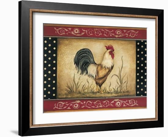 Cock-a-doodle-doo-Kimberly Poloson-Framed Art Print