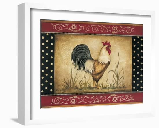 Cock-a-doodle-doo-Kimberly Poloson-Framed Art Print