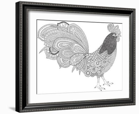 Cock-a-Doodle-Hello Angel-Framed Giclee Print