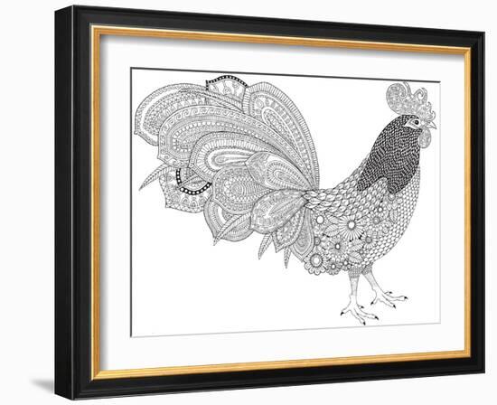 Cock-a-Doodle-Hello Angel-Framed Giclee Print