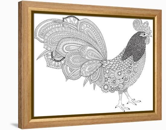 Cock-a-Doodle-Hello Angel-Framed Premier Image Canvas