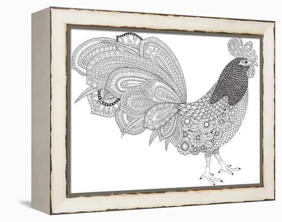 Cock-a-Doodle-Hello Angel-Framed Premier Image Canvas