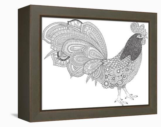 Cock-a-Doodle-Hello Angel-Framed Premier Image Canvas