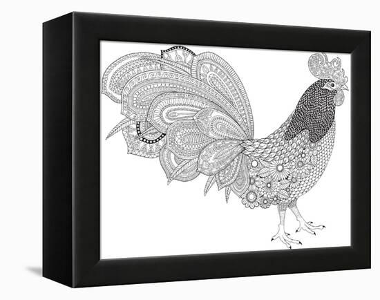 Cock-a-Doodle-Hello Angel-Framed Premier Image Canvas