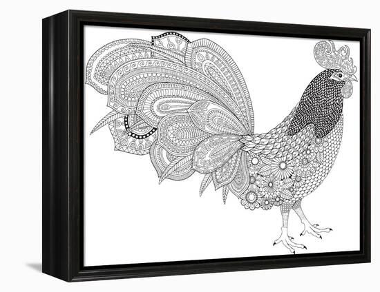 Cock-a-Doodle-Hello Angel-Framed Premier Image Canvas