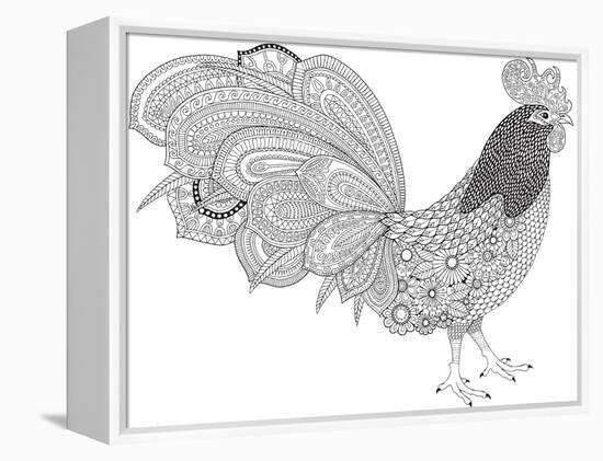 Cock-a-Doodle-Hello Angel-Framed Premier Image Canvas