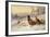 Cock and Hen Pheasant in the Snow-Archibald Thorburn-Framed Premium Giclee Print