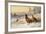 Cock and Hen Pheasant in the Snow-Archibald Thorburn-Framed Premium Giclee Print