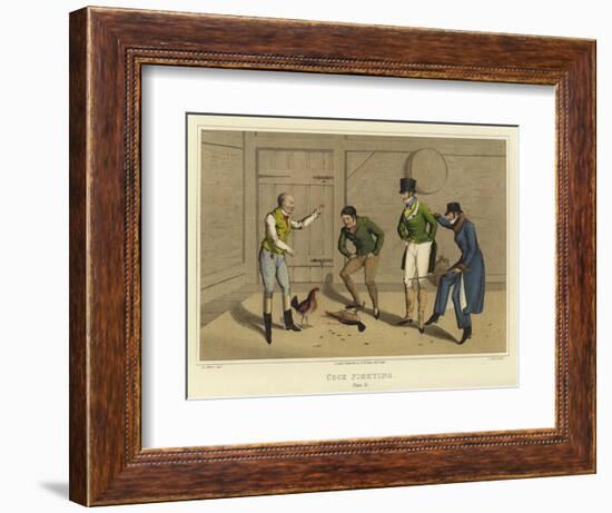 Cock Fighting-Henry Thomas Alken-Framed Giclee Print