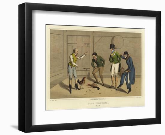 Cock Fighting-Henry Thomas Alken-Framed Giclee Print