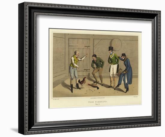 Cock Fighting-Henry Thomas Alken-Framed Giclee Print