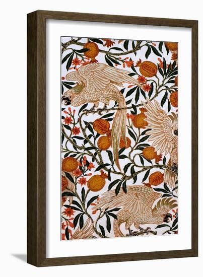 Cockatoos and Pomegranate-Walter Crane-Framed Giclee Print