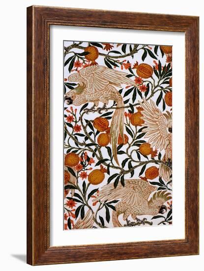 Cockatoos and Pomegranate-Walter Crane-Framed Giclee Print