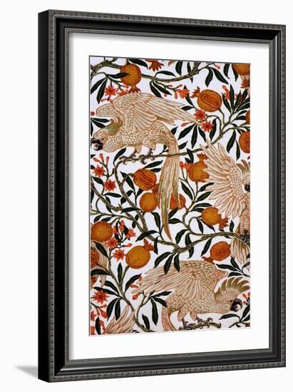 Cockatoos and Pomegranate-Walter Crane-Framed Giclee Print