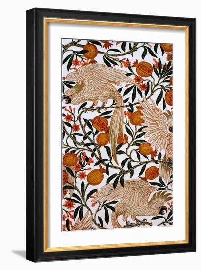 Cockatoos and Pomegranate-Walter Crane-Framed Giclee Print