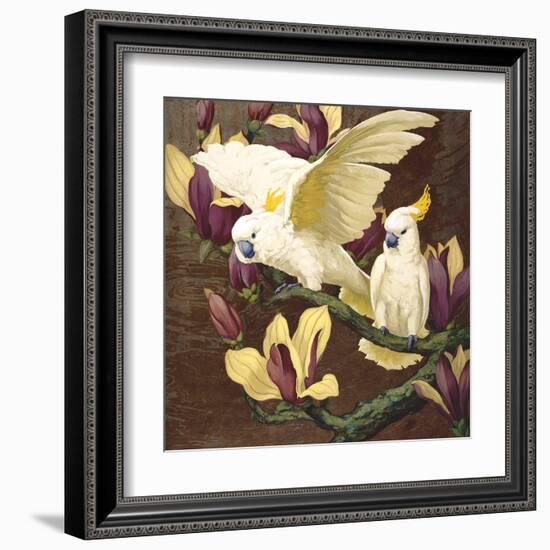 Cockatoos on Copa De Oro-Jesse Arms Botke-Framed Art Print