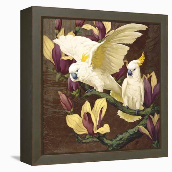 Cockatoos on Copa De Oro-Jesse Arms Botke-Framed Stretched Canvas