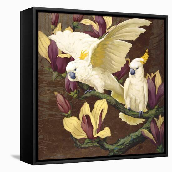 Cockatoos on Copa De Oro-Jesse Arms Botke-Framed Stretched Canvas