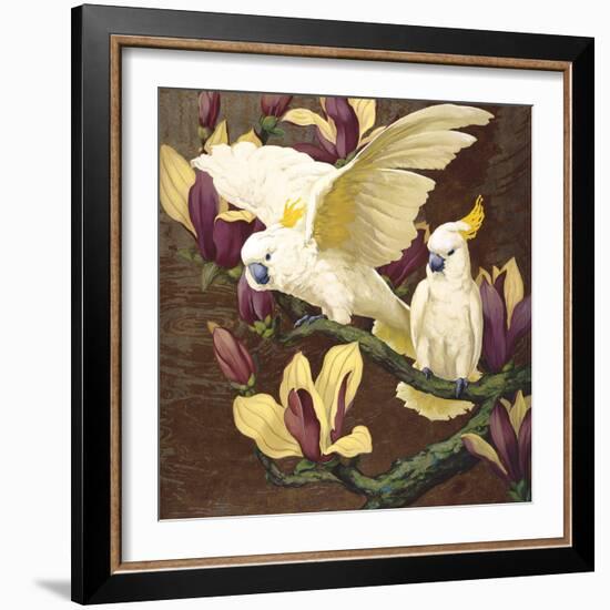 Cockatoos on Copa De Oro-Jesse Arms Botke-Framed Art Print