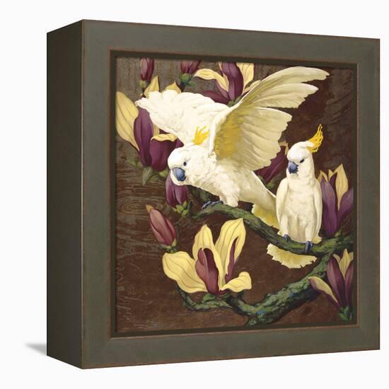 Cockatoos on Copa De Oro-Jesse Arms Botke-Framed Stretched Canvas