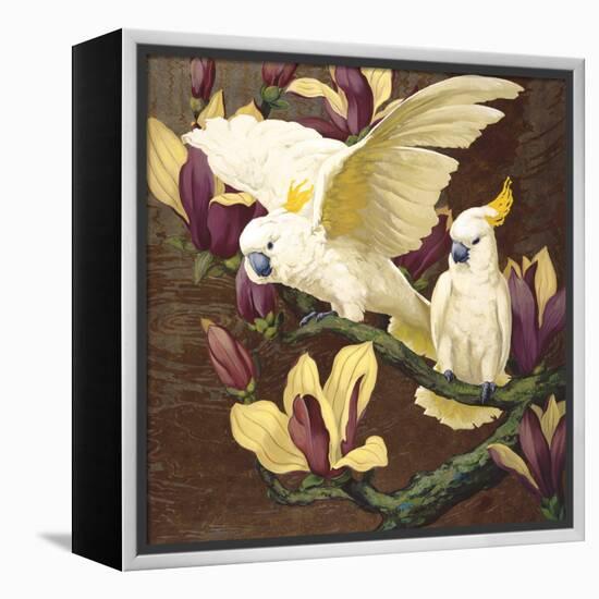 Cockatoos on Copa De Oro-Jesse Arms Botke-Framed Stretched Canvas