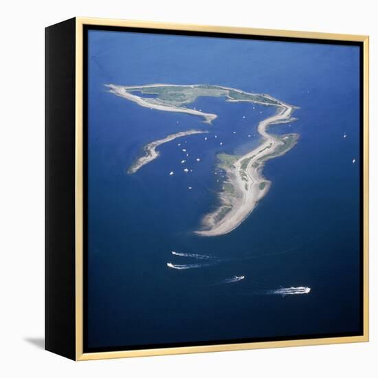 Cockenoe Island in Long Island Sound, Now a Park Off Westport, Connecticut. 1970-null-Framed Premier Image Canvas