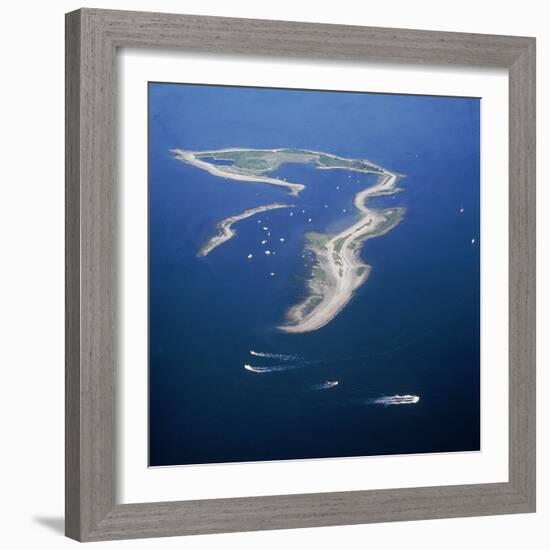 Cockenoe Island in Long Island Sound, Now a Park Off Westport, Connecticut. 1970-null-Framed Photographic Print