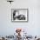 Cocker Spaniel Keeping Cool with Electric Fan-Bettmann-Framed Photographic Print displayed on a wall