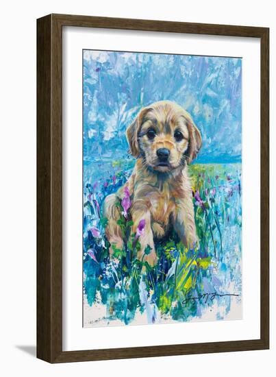 Cocker Spaniel Puppy Love-Lucy P. McTier-Framed Giclee Print