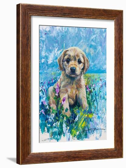 Cocker Spaniel Puppy Love-Lucy P. McTier-Framed Giclee Print