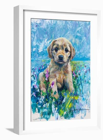 Cocker Spaniel Puppy Love-Lucy P. McTier-Framed Giclee Print