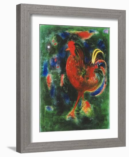 Cockerel, 2005-Jane Deakin-Framed Giclee Print