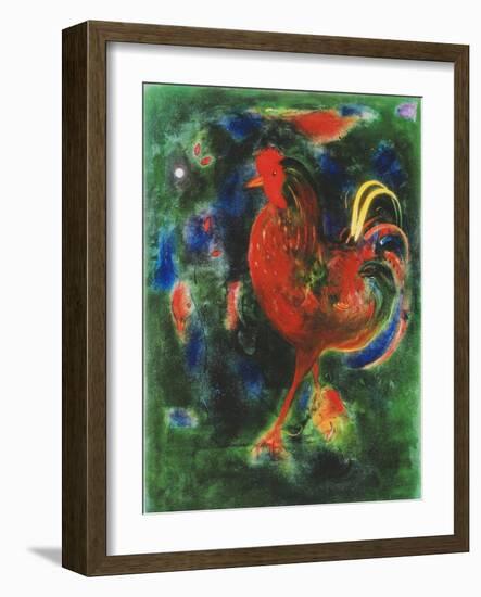 Cockerel, 2005-Jane Deakin-Framed Giclee Print