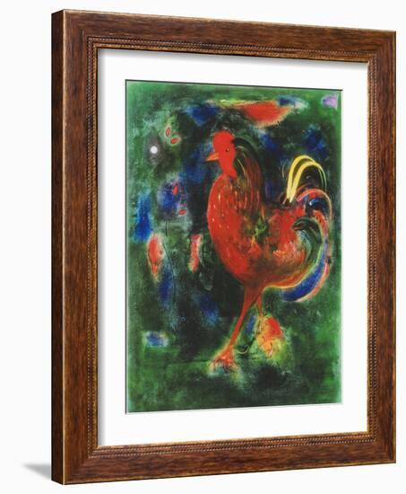 Cockerel, 2005-Jane Deakin-Framed Giclee Print