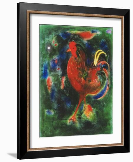 Cockerel, 2005-Jane Deakin-Framed Giclee Print