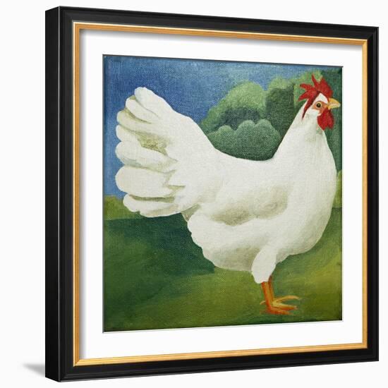 Cockerel, 2013-Jennifer Abbott-Framed Giclee Print