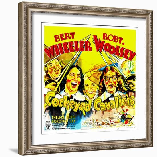 Cockeyed Cavaliers, Bert Wheeler, Thelma Todd, Robert Woolsey, 1934-null-Framed Premium Giclee Print