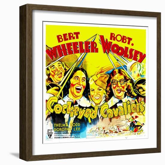 Cockeyed Cavaliers, Bert Wheeler, Thelma Todd, Robert Woolsey, 1934-null-Framed Premium Giclee Print