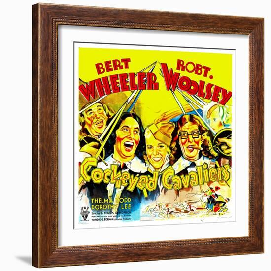 Cockeyed Cavaliers, Bert Wheeler, Thelma Todd, Robert Woolsey, 1934-null-Framed Premium Giclee Print