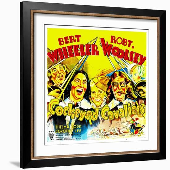 Cockeyed Cavaliers, Bert Wheeler, Thelma Todd, Robert Woolsey, 1934-null-Framed Premium Giclee Print