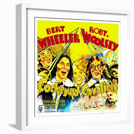 Cockeyed Cavaliers, Bert Wheeler, Thelma Todd, Robert Woolsey, 1934-null-Framed Premium Giclee Print