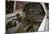 Cockpit of a P-40E Warhawk-null-Mounted Photographic Print