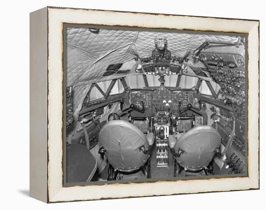 Cockpit of Comet 3 Aircraft-null-Framed Premier Image Canvas