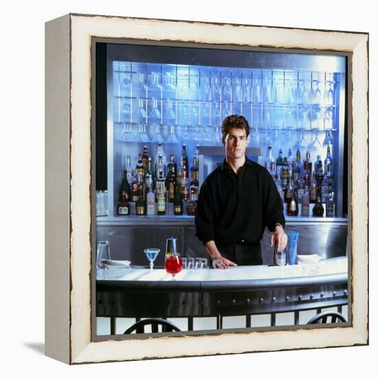 COCKTAIL, 1987 directed by ROGER DONALSON Tom Cruise (photo)-null-Framed Stretched Canvas