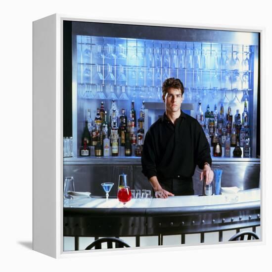 COCKTAIL, 1987 directed by ROGER DONALSON Tom Cruise (photo)-null-Framed Stretched Canvas