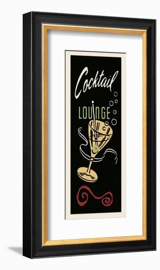 Cocktail Lounge-Retro Series-Framed Art Print