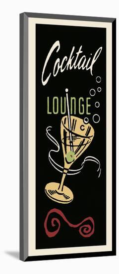 Cocktail Lounge-Retro Series-Mounted Art Print