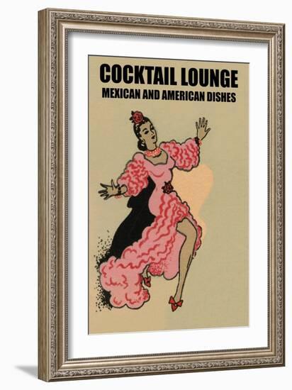 Cocktail Lounge-null-Framed Art Print