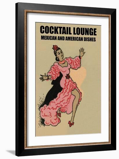 Cocktail Lounge-null-Framed Art Print